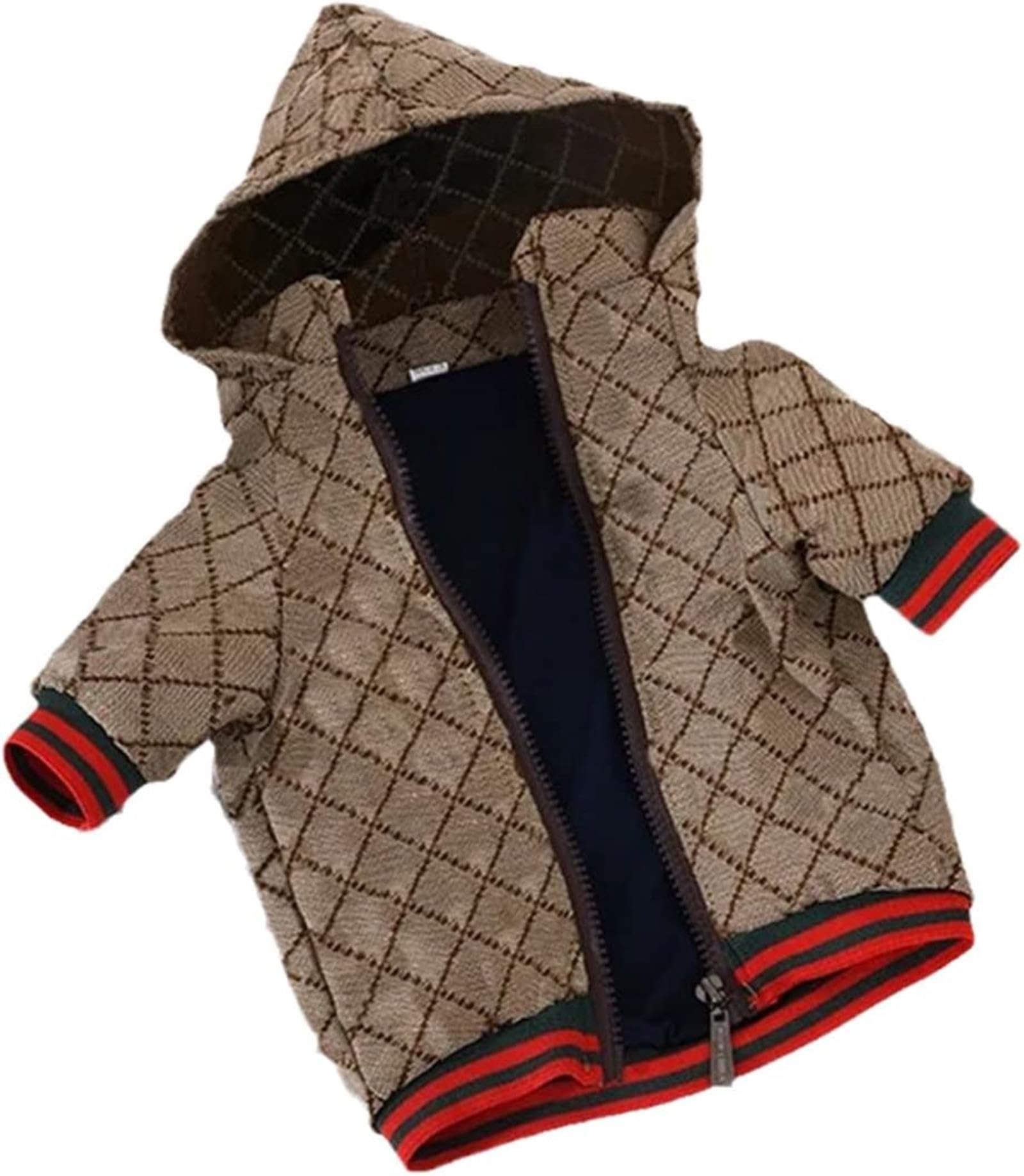 HQREA dog hoodie model wearing illustrates versatility for daily and outdoor use