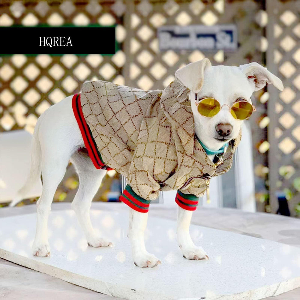 HQREA dog hoodie winter small color-swatch showing classic style options