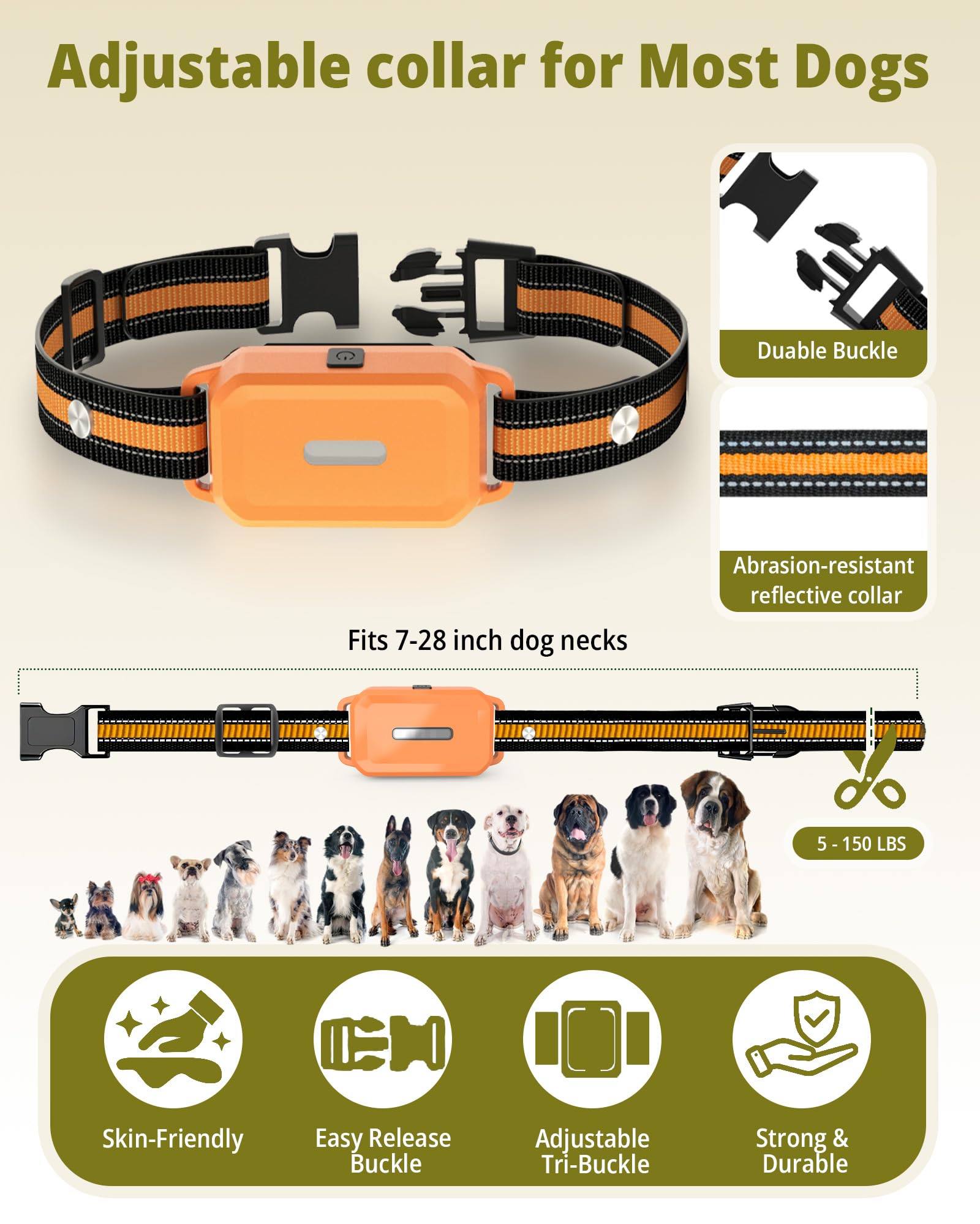 HRRVEE ipx7-waterproof-e-collar performs reliably in rain and wet conditions