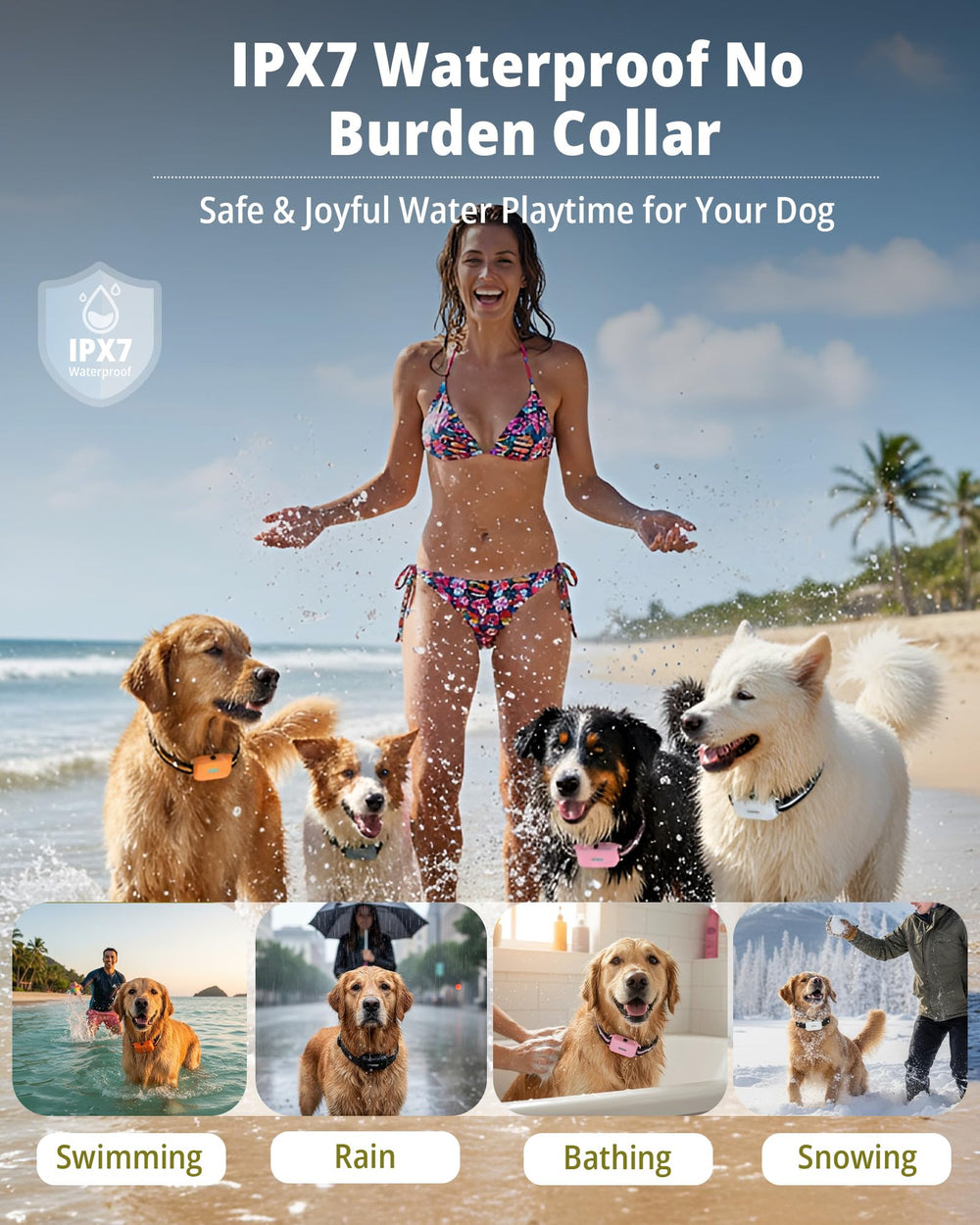 HRRVEE USB-fast-charging-battery-life keeps collars ready with quick charge times