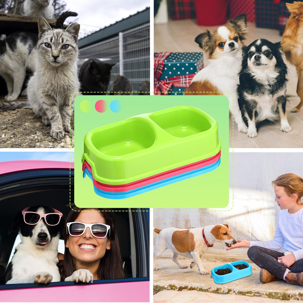 Hsei indoor-outdoor feeding bowls ideal for home and yard use
