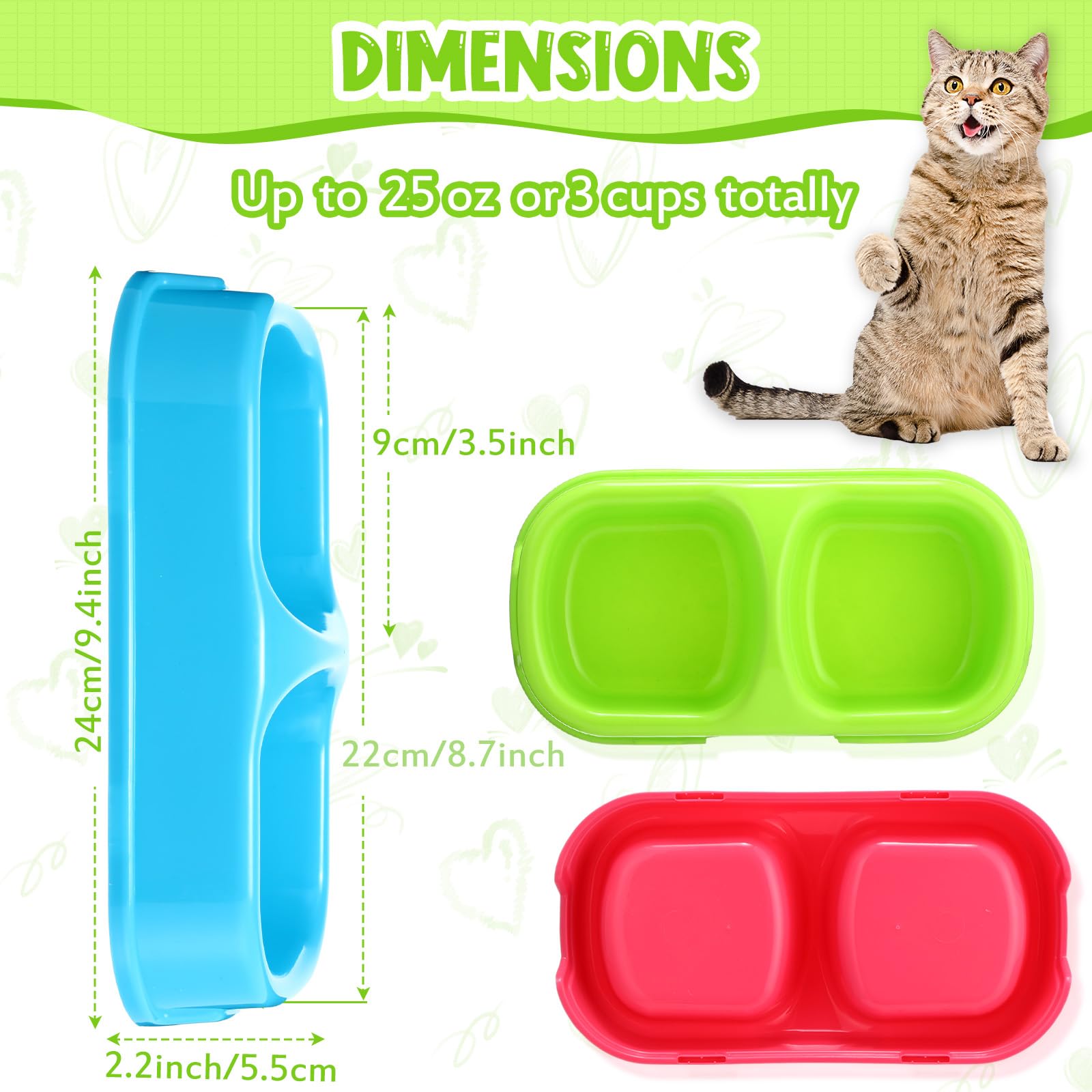 Hsei raised design bowl at 2.16 inches for comfortable pet eating posture