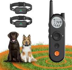 Htcuto wireless dog fence boundary setup with 3500ft range for safe roaming.
