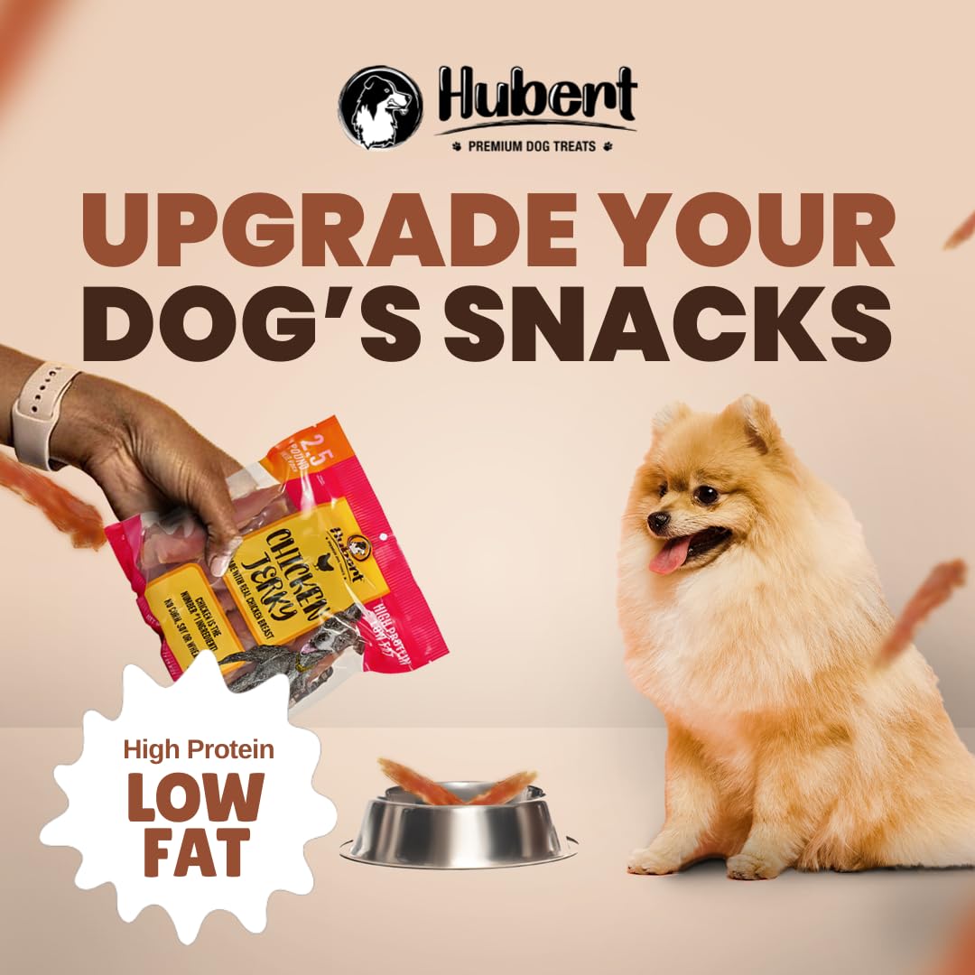 Hubert Premium Duck Wrapped Apple Bites dog enjoying – versatile snack for all breeds and sizes