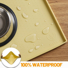 Hubulk 100-percent food-grade silicone dog mat offers safe, durable use