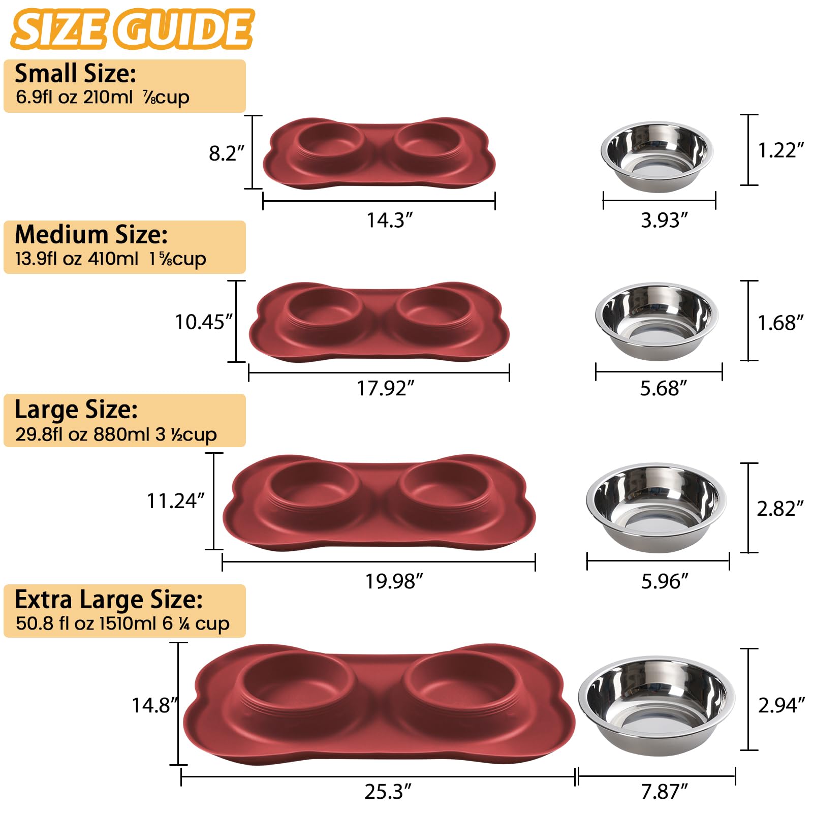 Hubulk dog bowls anti-slip mat closeup highlighting secure dining.