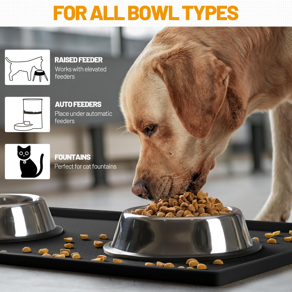 Hubulk dog feeding mat stain-resistant silicone resists odors