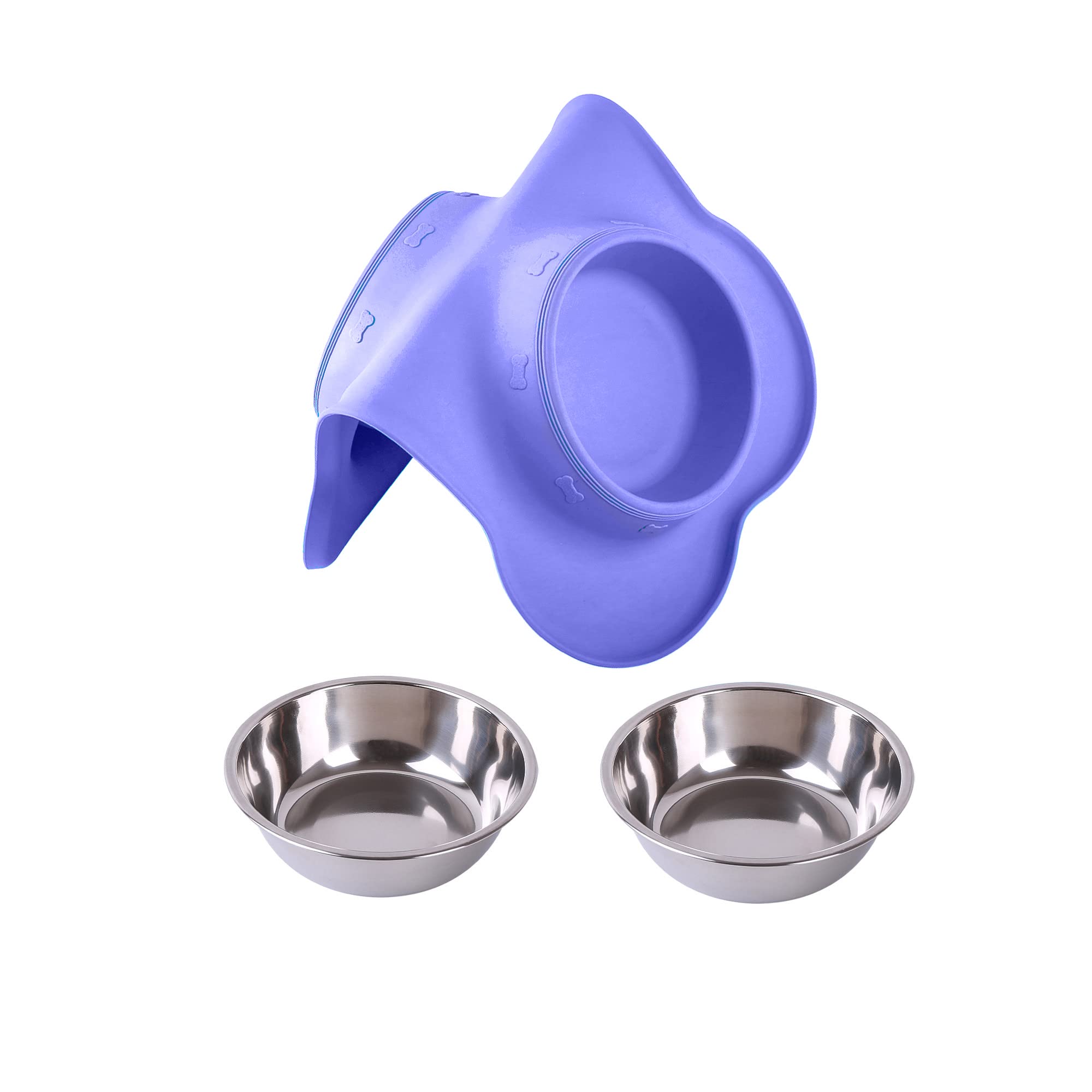 Hubulk large-capacity bowls fit small to large pets and multi-pet households