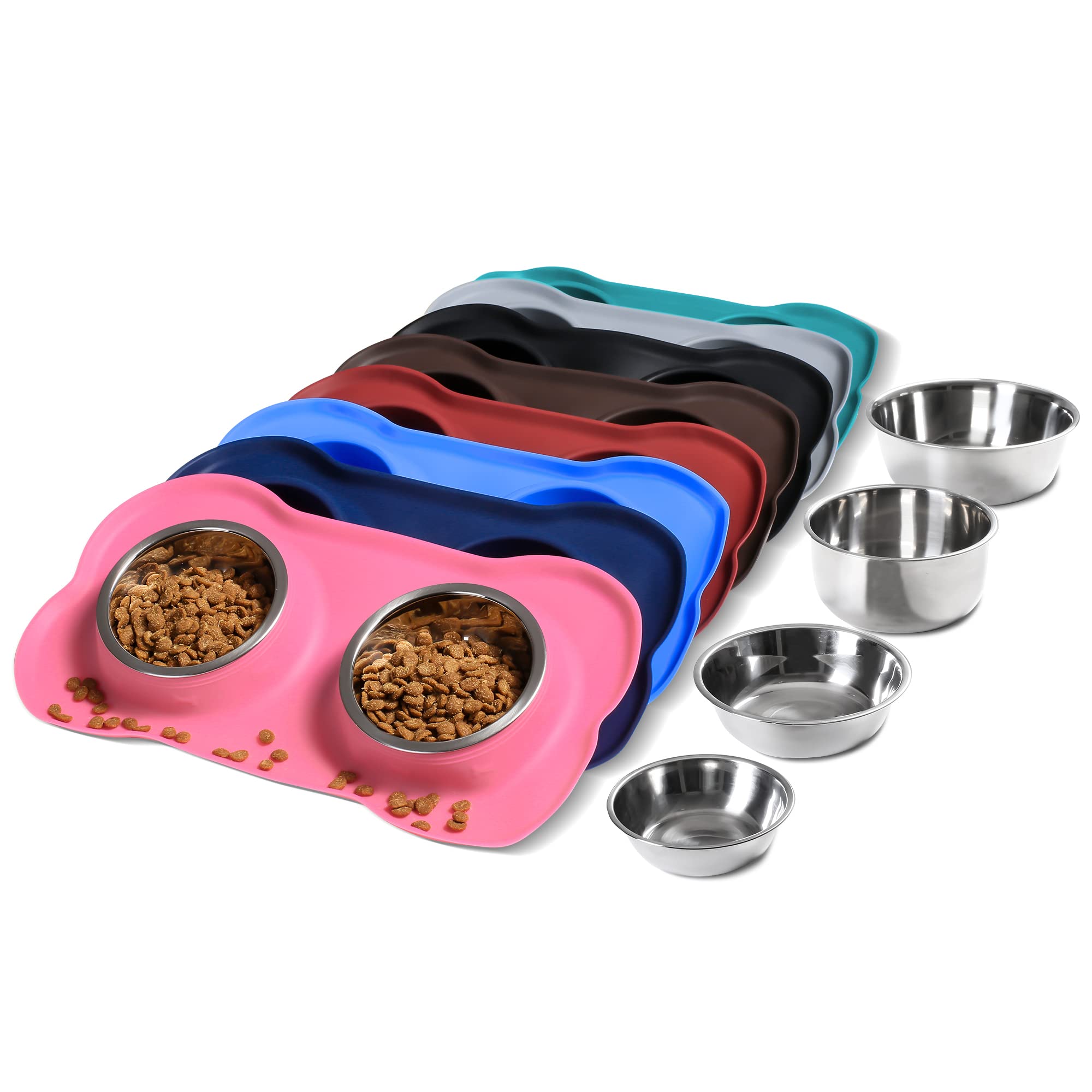 Hubulk Multi-size mealtime set suitable for various pets