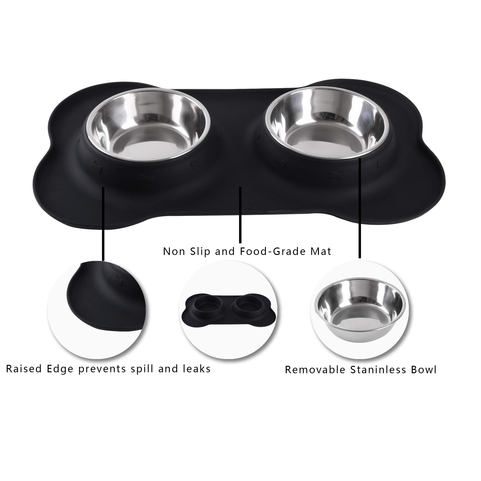 Hubulk no-spill silicone mat helps protect floors during mealtimes.