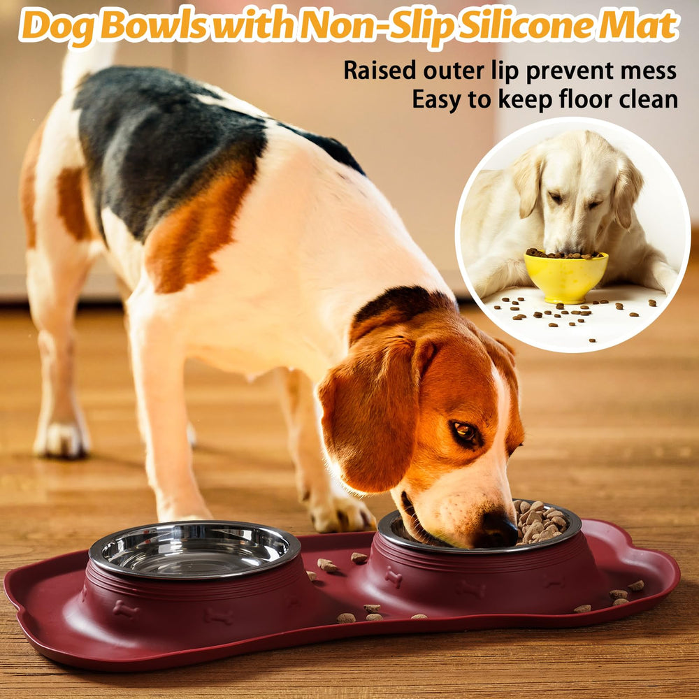 Hubulk non-slip base keeps bowls steady for mess-free dining.