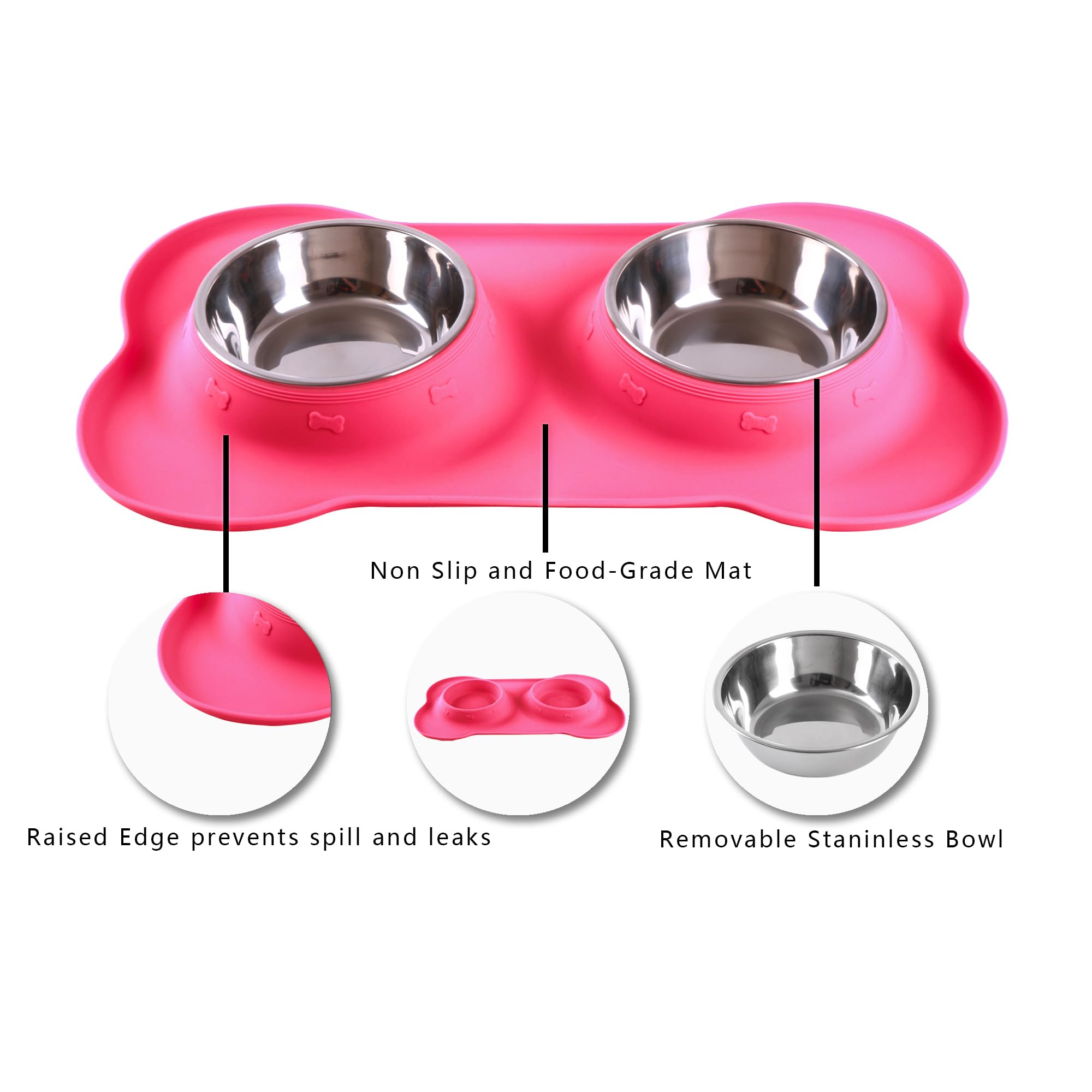 Hubulk pet food scoop in use for easy portioning at mealtime.