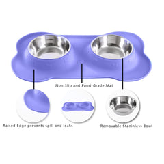 Hubulk pet food scoop helps portion meals after playtime and meals.