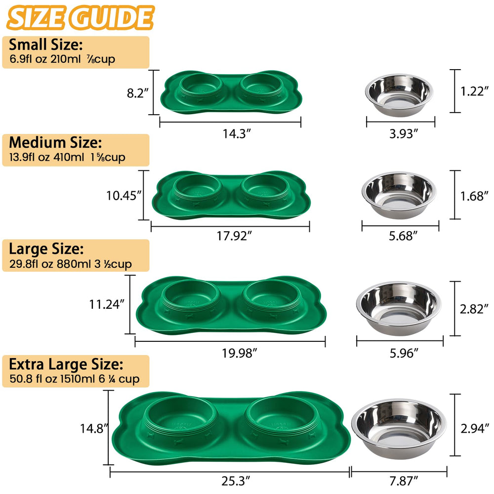 Hubulk silicone mat grips bowls to prevent sliding during meals