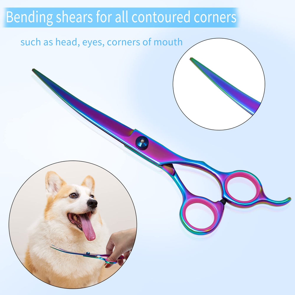 Hucholite 6-inch thinning scissor blends fur layers for natural transitions