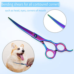 Hucholite 6-inch thinning scissor blends fur layers for natural transitions