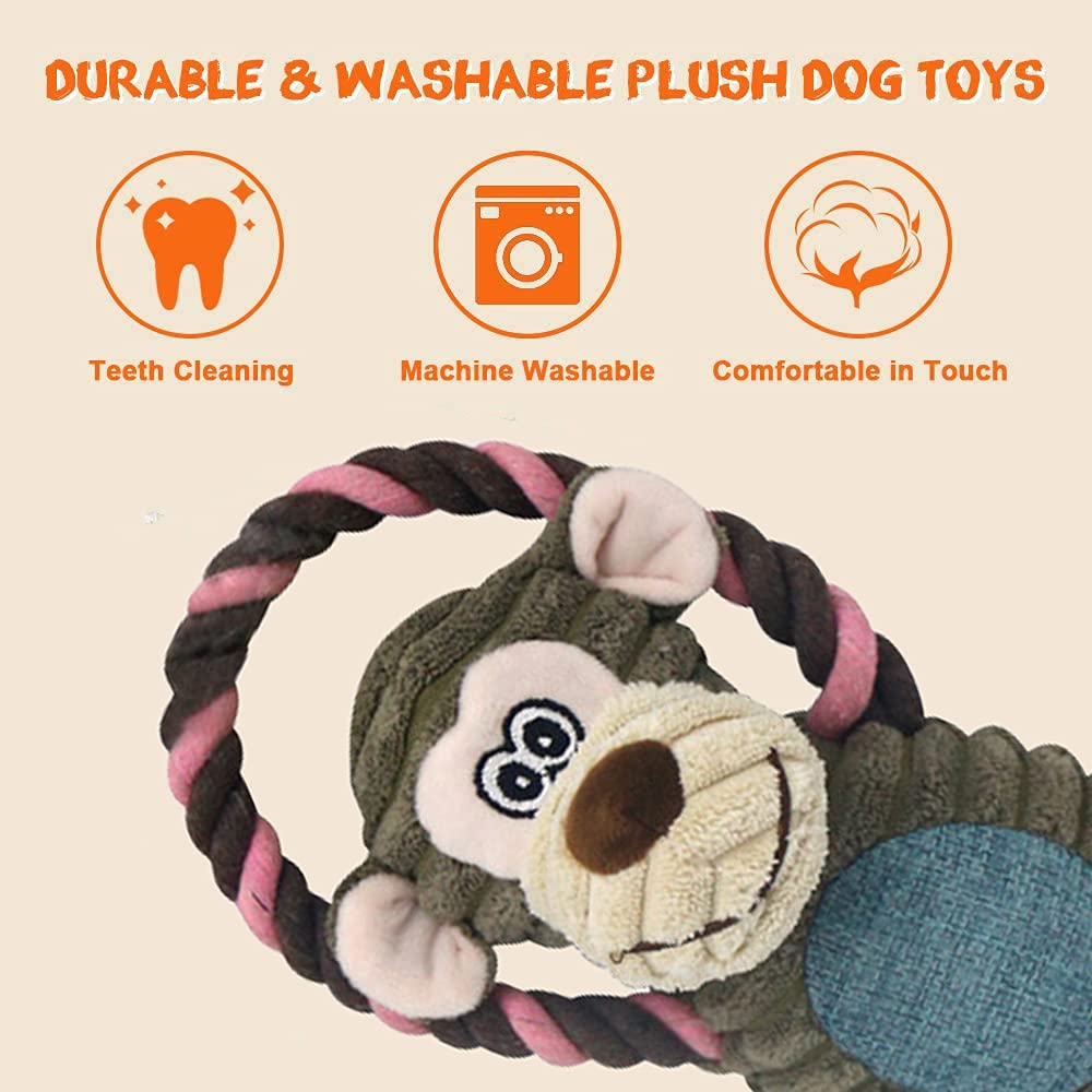 HUGEME corduroy surface dog toy close-up showing textured cleaning surface.