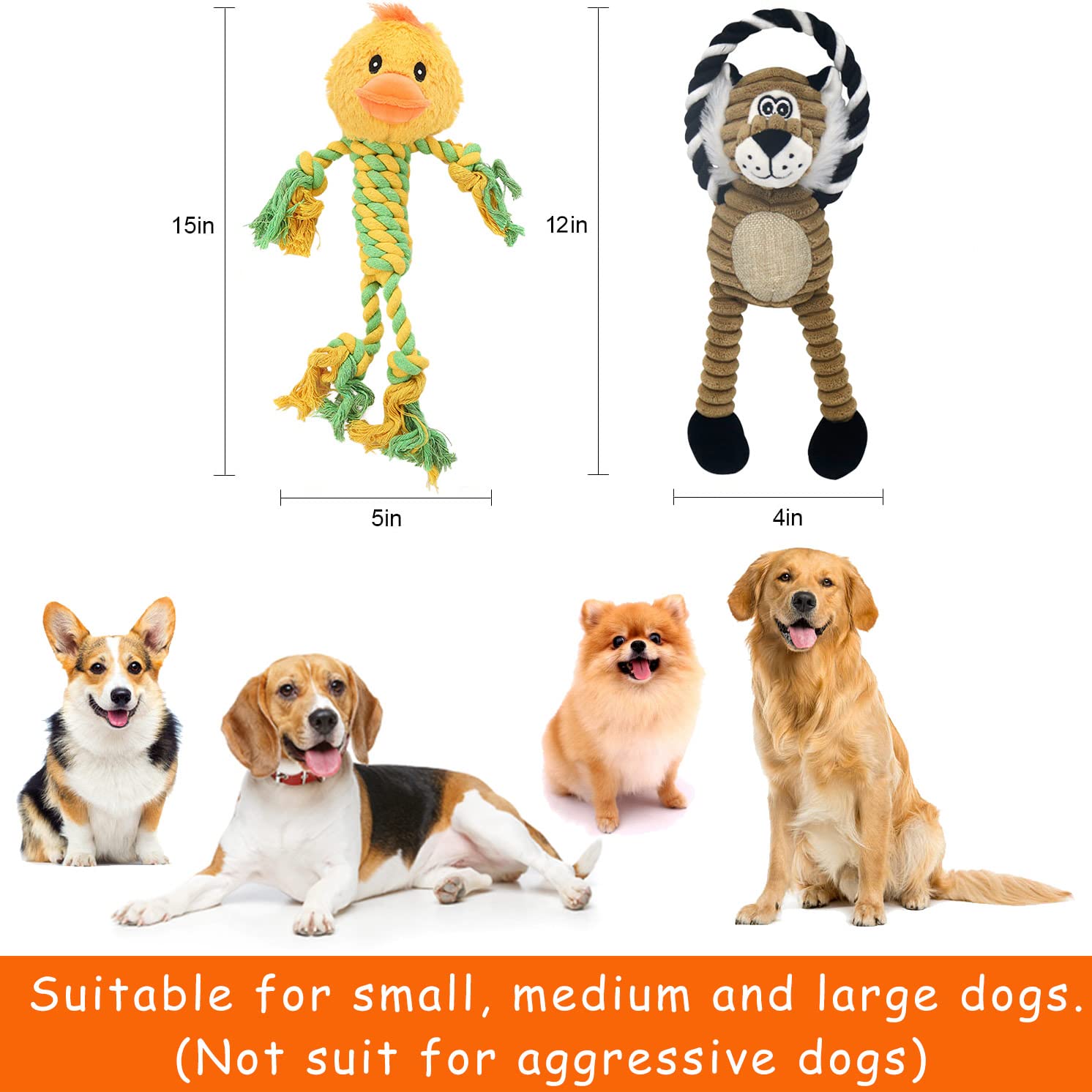 HUGEME corduroy surface dog toy with easy cleaning after outdoor adventures.