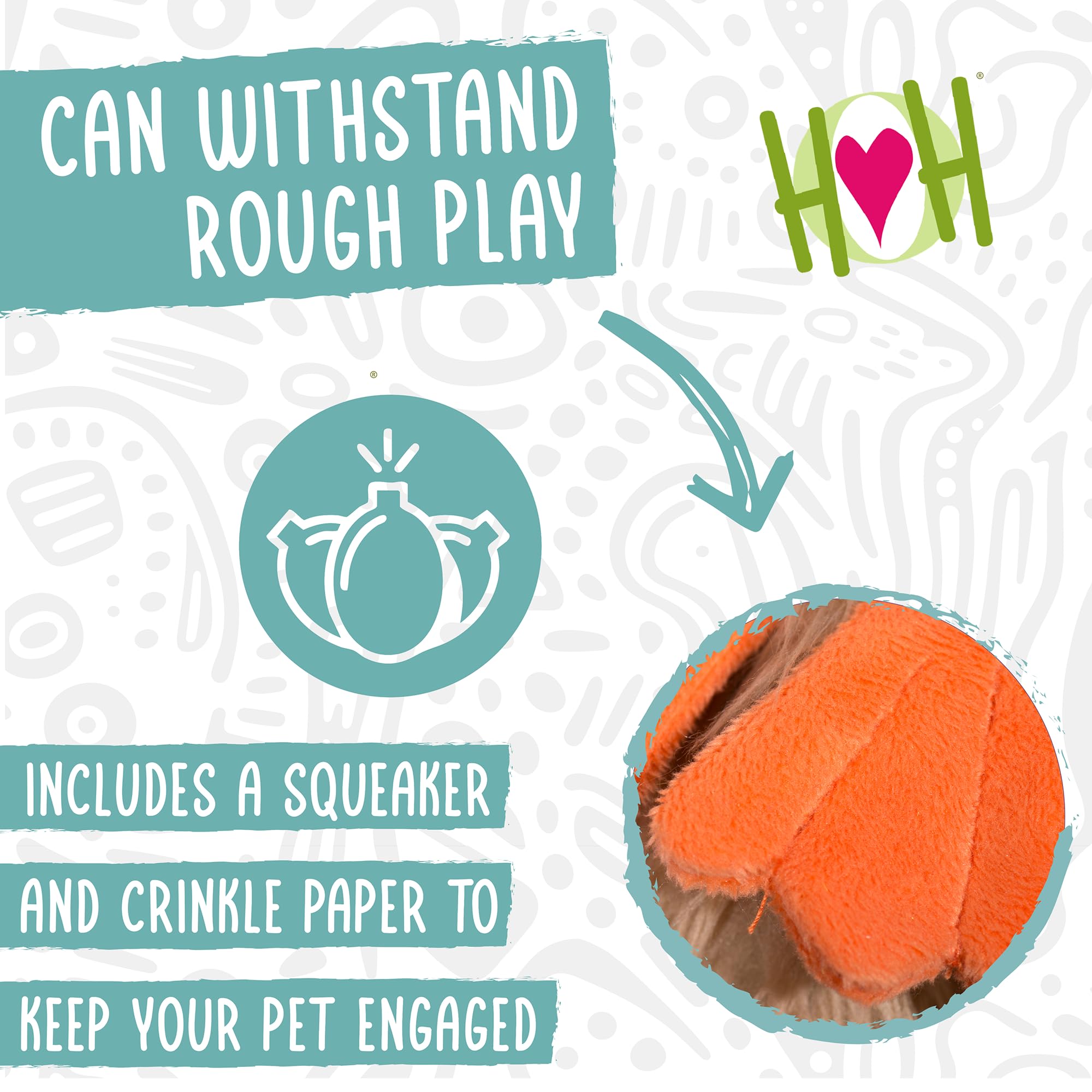 HuggleHounds Drake Duck Tuffut Technology ensures a tougher toy for robust chewers