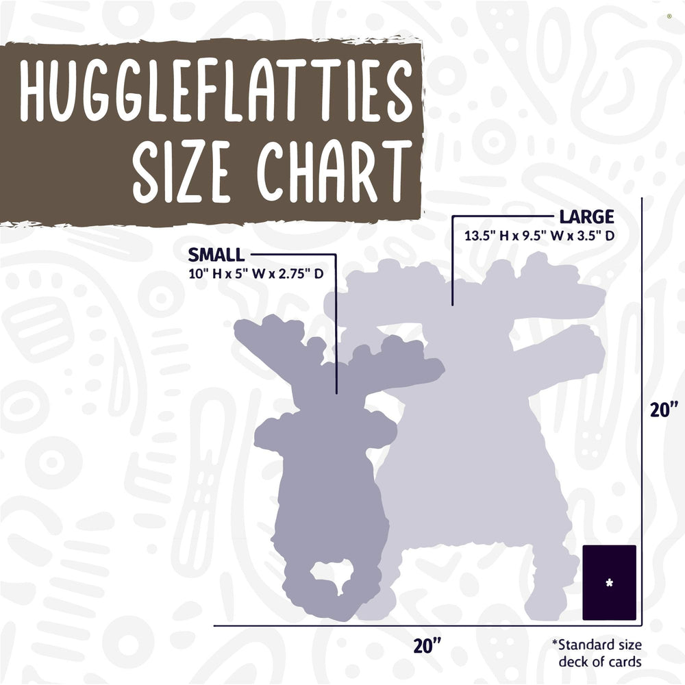 HuggleHounds Flatties 3-pack Barnyard ready for fetch and cuddle