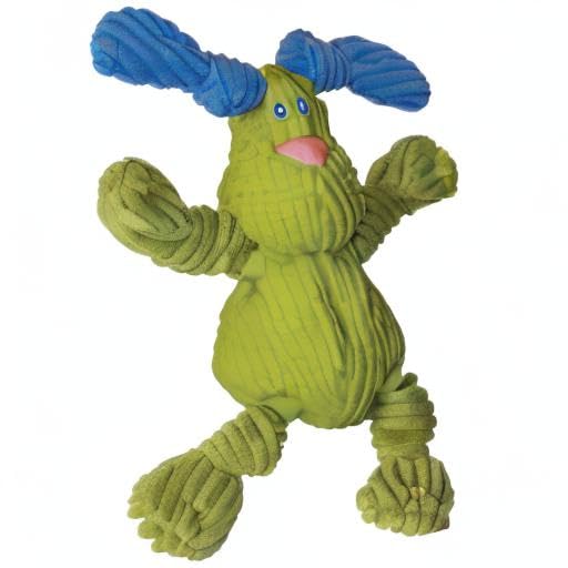 HuggleHounds Huggle-Fusion durable plush cover and chew-friendly surface