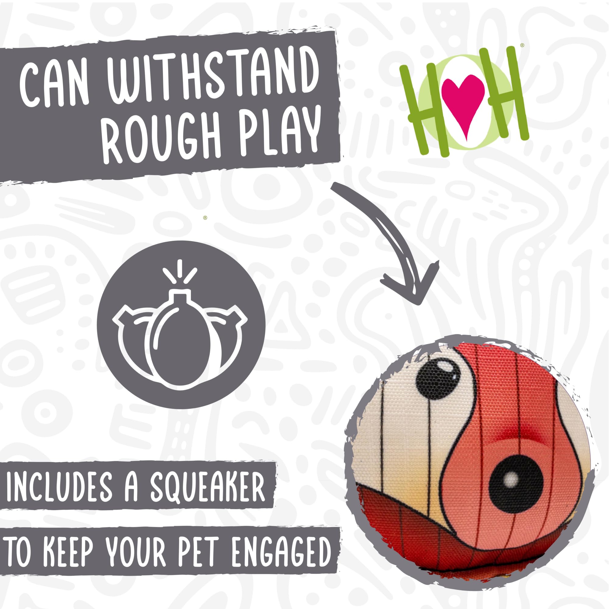 HuggleHounds Puffies durable stitches demonstrate long-lasting construction