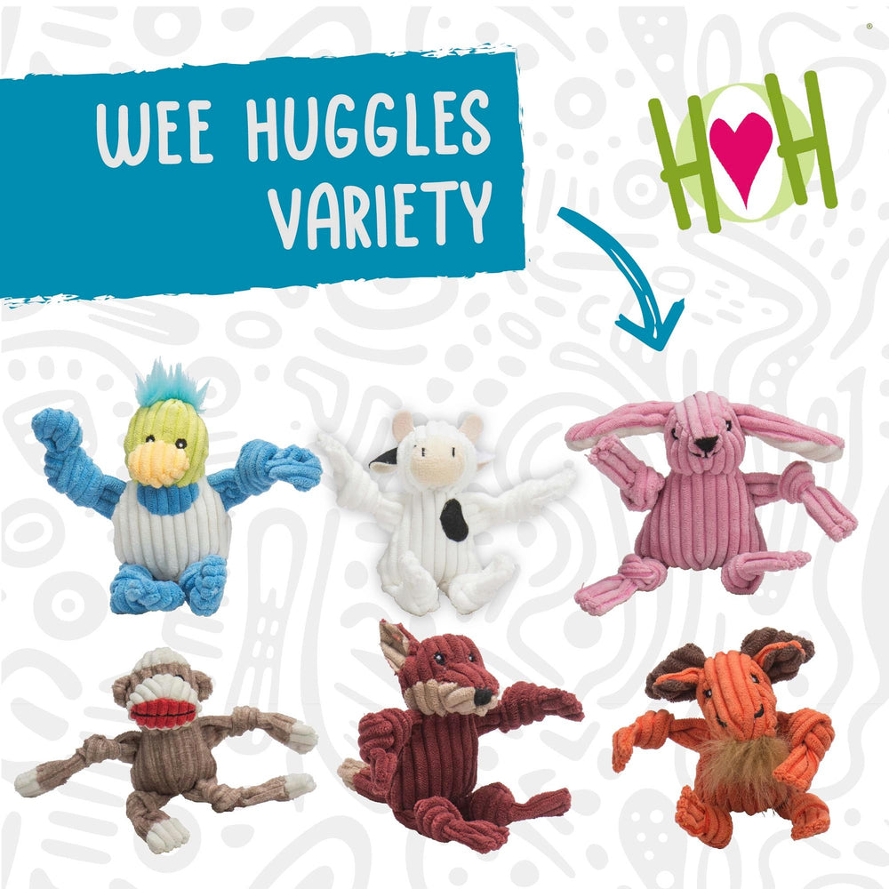HuggleHounds Knottie packaged display highlights trusted quality from Huggle Group.