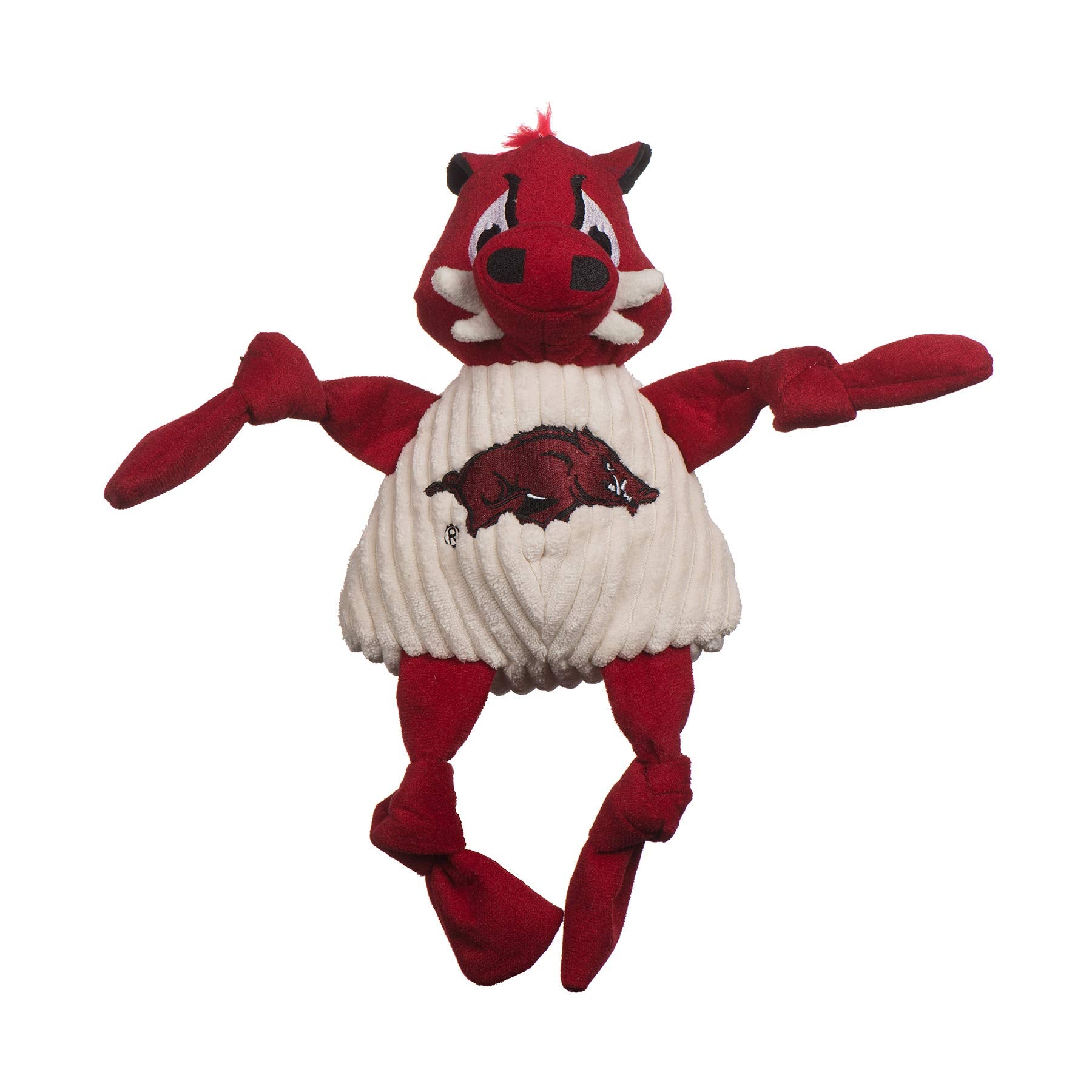 HuggleHounds Knottie Tusk Razorback plush toy for interactive play
