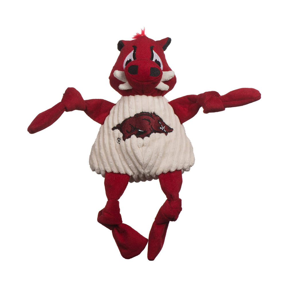 HuggleHounds Knottie Tusk Razorback plush toy for interactive play