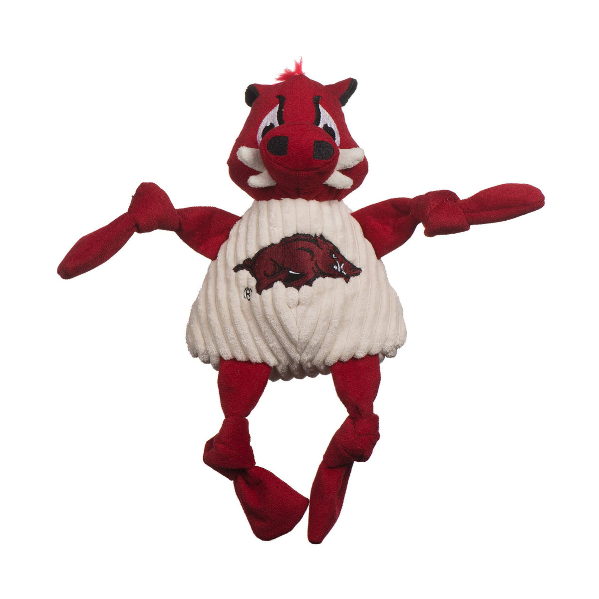 HuggleHounds Knottie Tusk Razorback plush toy for interactive play