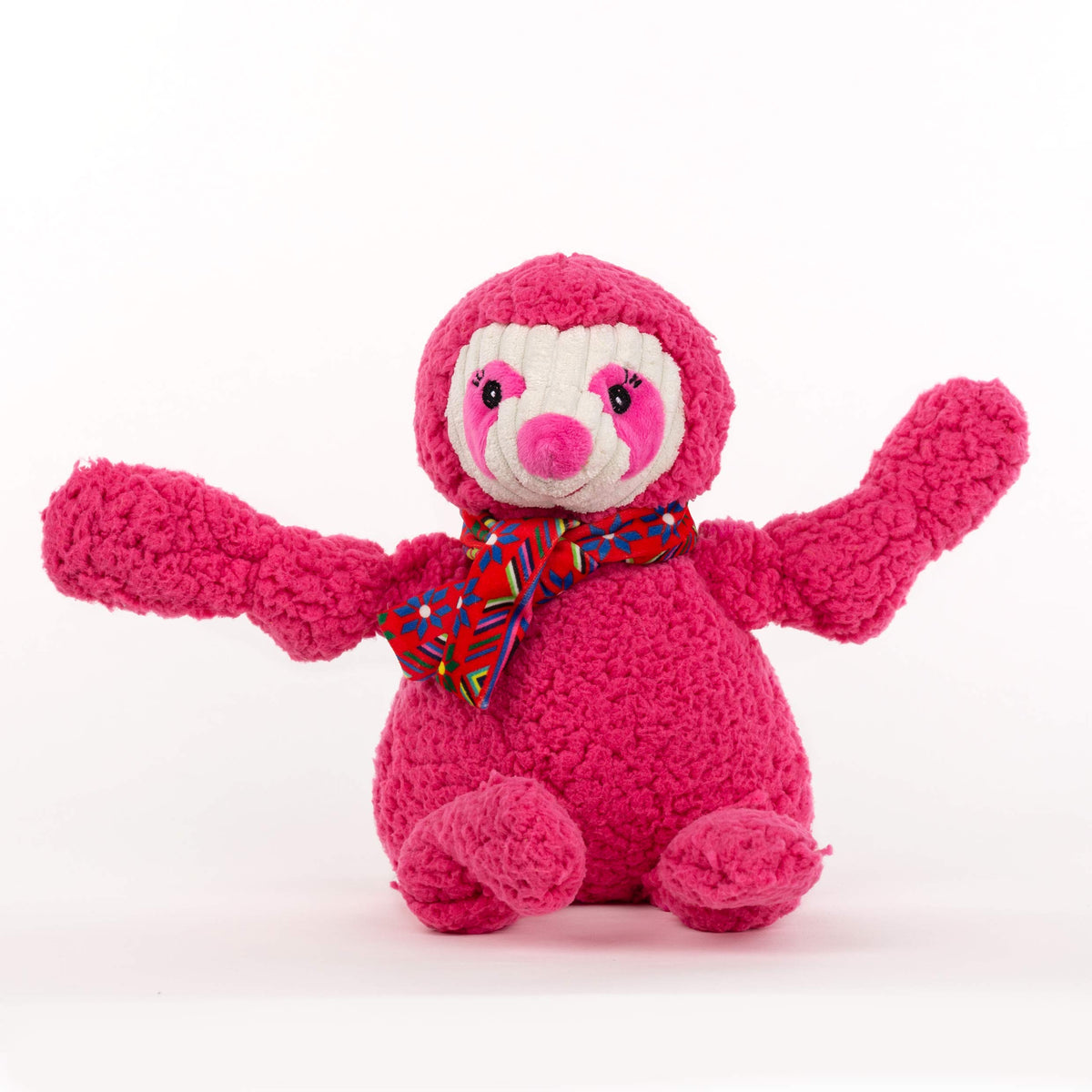 HuggleHounds Knottie Sloth plush toy with soft texture for cozy play.