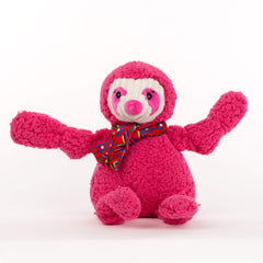 HuggleHounds Knottie Sloth plush toy with soft texture for cozy play.