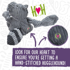 HuggleHounds Knottie fox two-layer technology reinforces durability while keeping plush softness