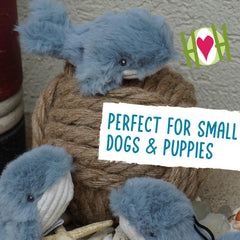 HuggleHounds mini plush with durable construction for long-lasting puppy amusement.