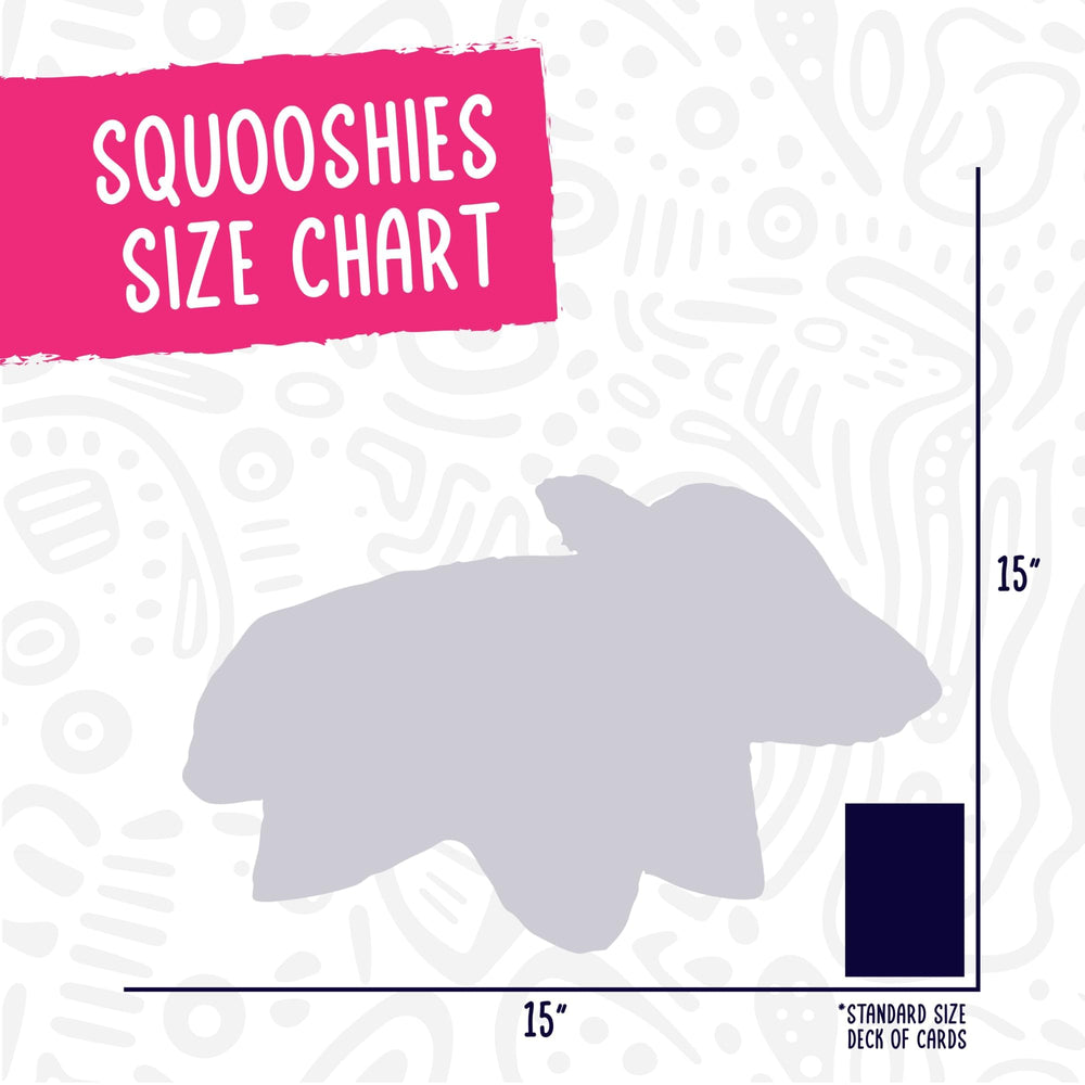 HuggleHounds Squooshie Bunny packaging image signals brand quality and care instructions