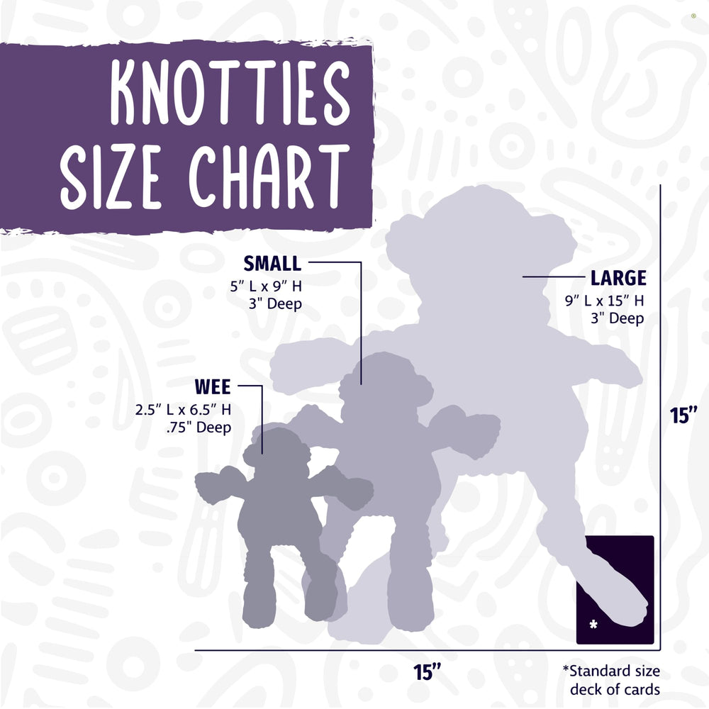 HuggleHounds Trout Knottie knotty design shows chew-friendly construction and plush appeal.