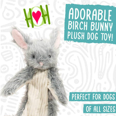 HuggleHounds Birch Bunny crinkle inside shows lively sensory play