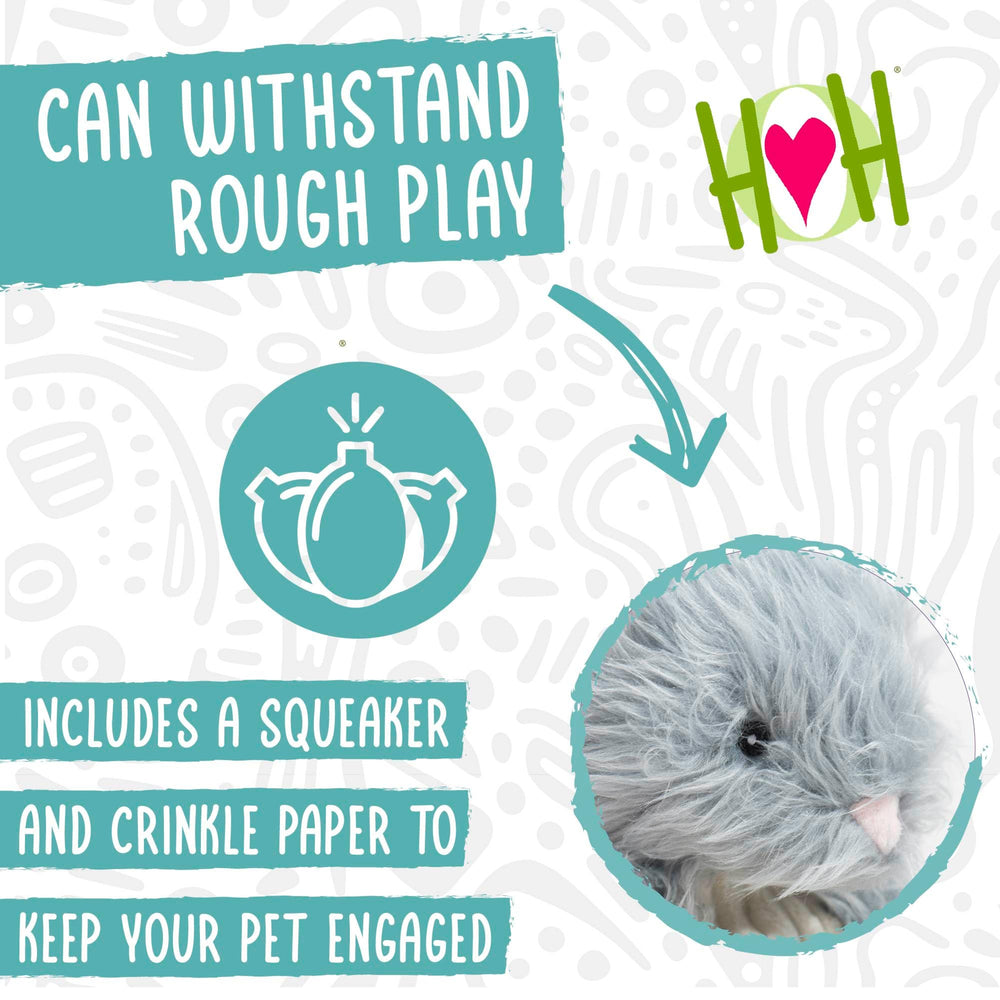 HuggleHounds Birch Bunny soft exterior invites cuddles and gentle play