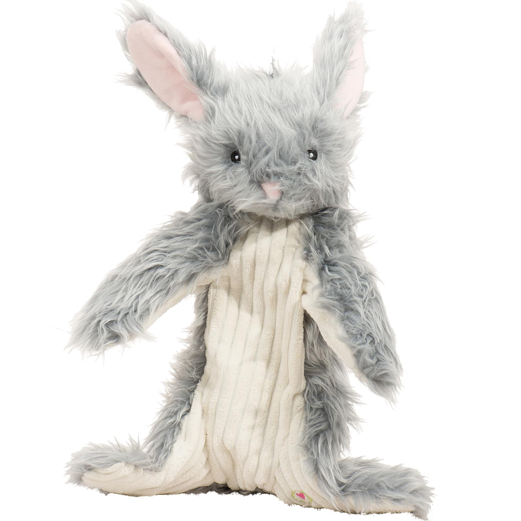 HuggleHounds X-Brace Birch Bunny squeaky closeup for engaging playtime