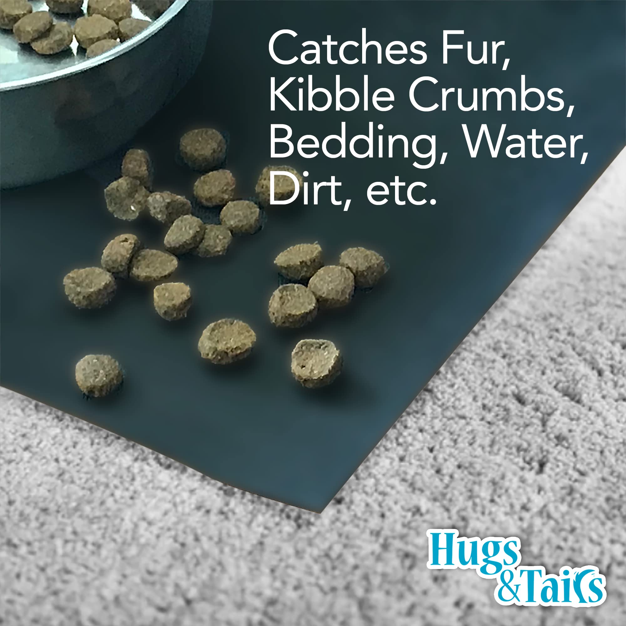 HugsandTails under pet cage mat large coverage for spill-prone habitats.