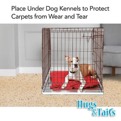 HugsandTails under pet cage mat under reptile tank keeps moisture away from floors.