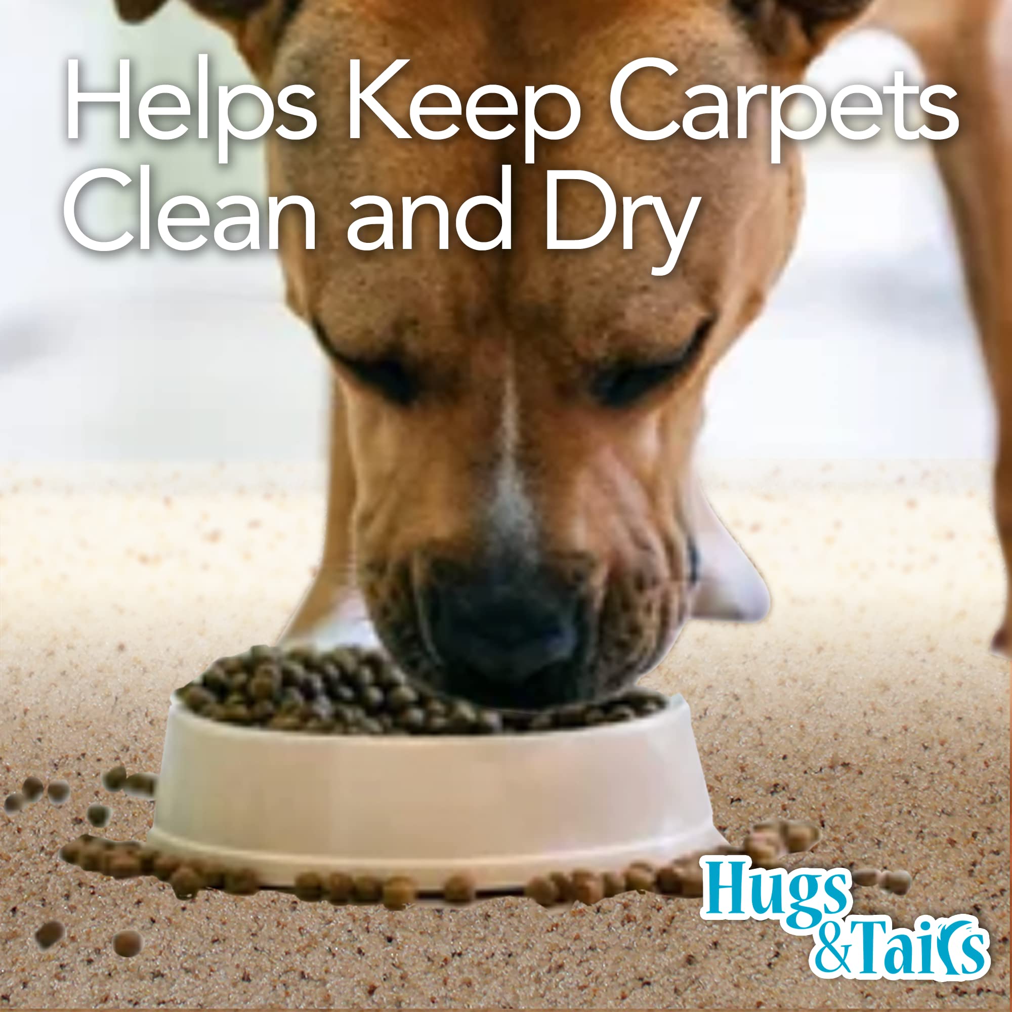 HugsandTails under pet cage mat waterproof design protects surfaces from leaks.