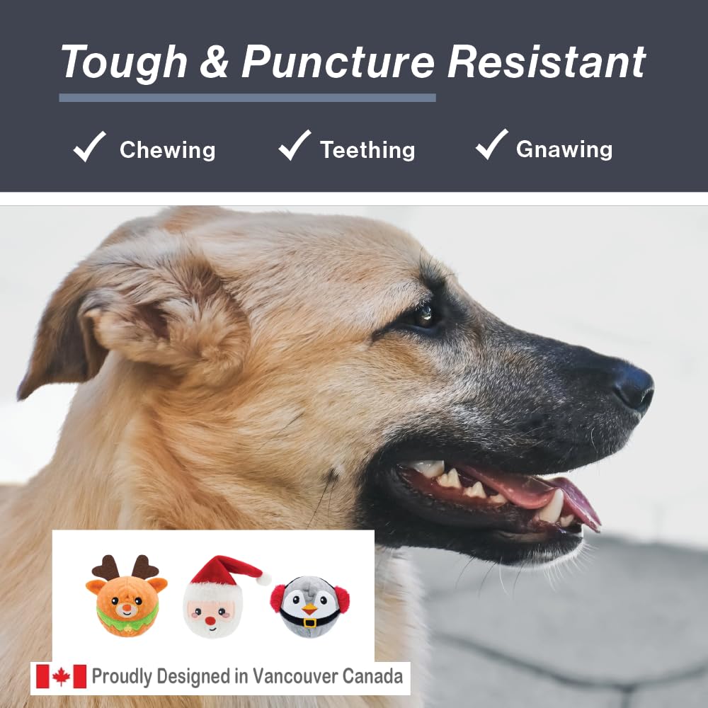 HugSmart no-stuffing dog ball emphasizes long-lasting, tougher toy for aggressive chewers