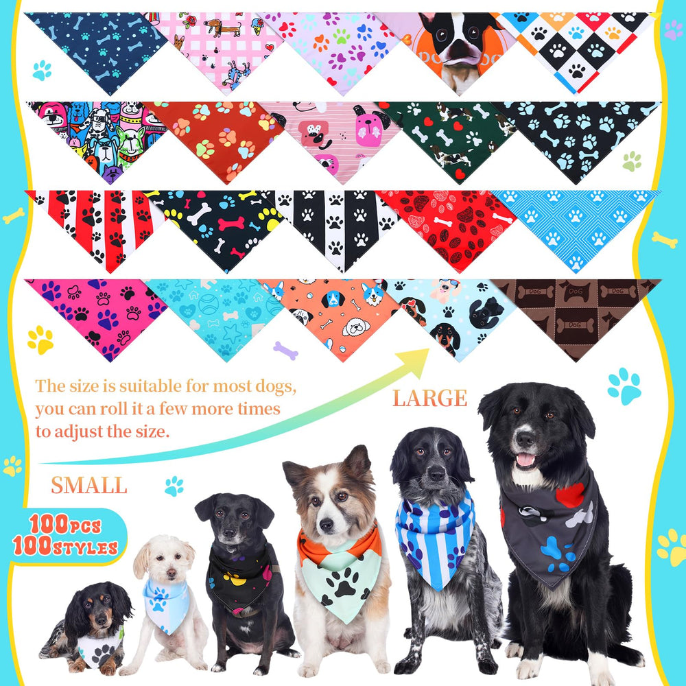 Huhumy triangle dog scarf with adjustable fit keeps bandana secure during playtime