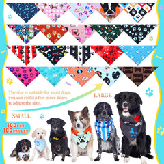 Huhumy triangle dog scarf with adjustable fit keeps bandana secure during playtime
