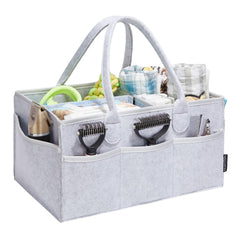 HUHYNN Pet Grooming Tote shows compact dimensions for organized grooming on the go.