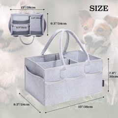 HUHYNN Pet Grooming Tote easy-to-carry design supports on-the-go grooming.