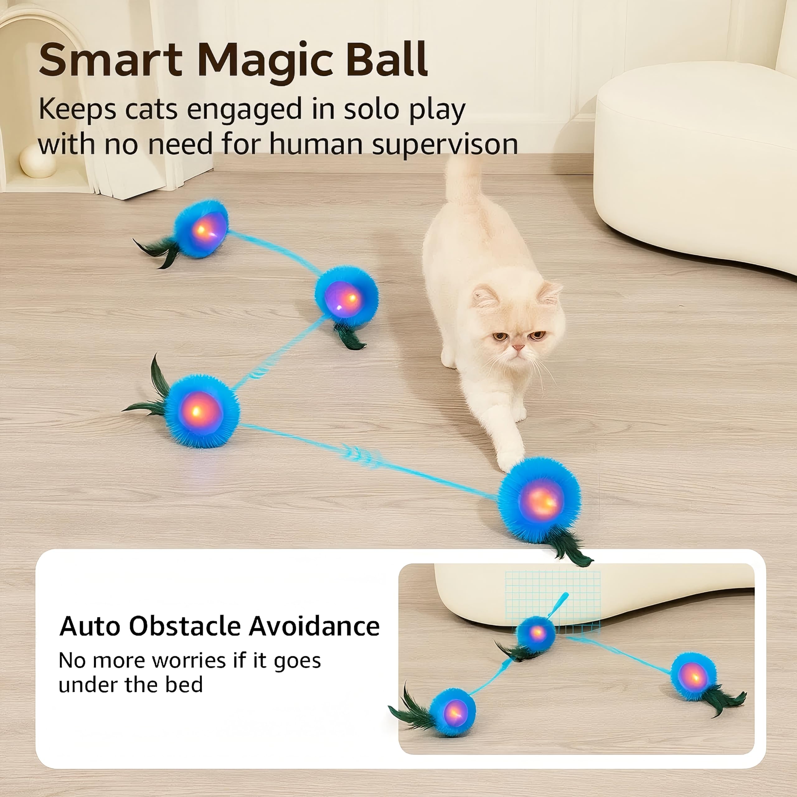 Huimpet bird chirping sound adds realistic intrigue to playtime.