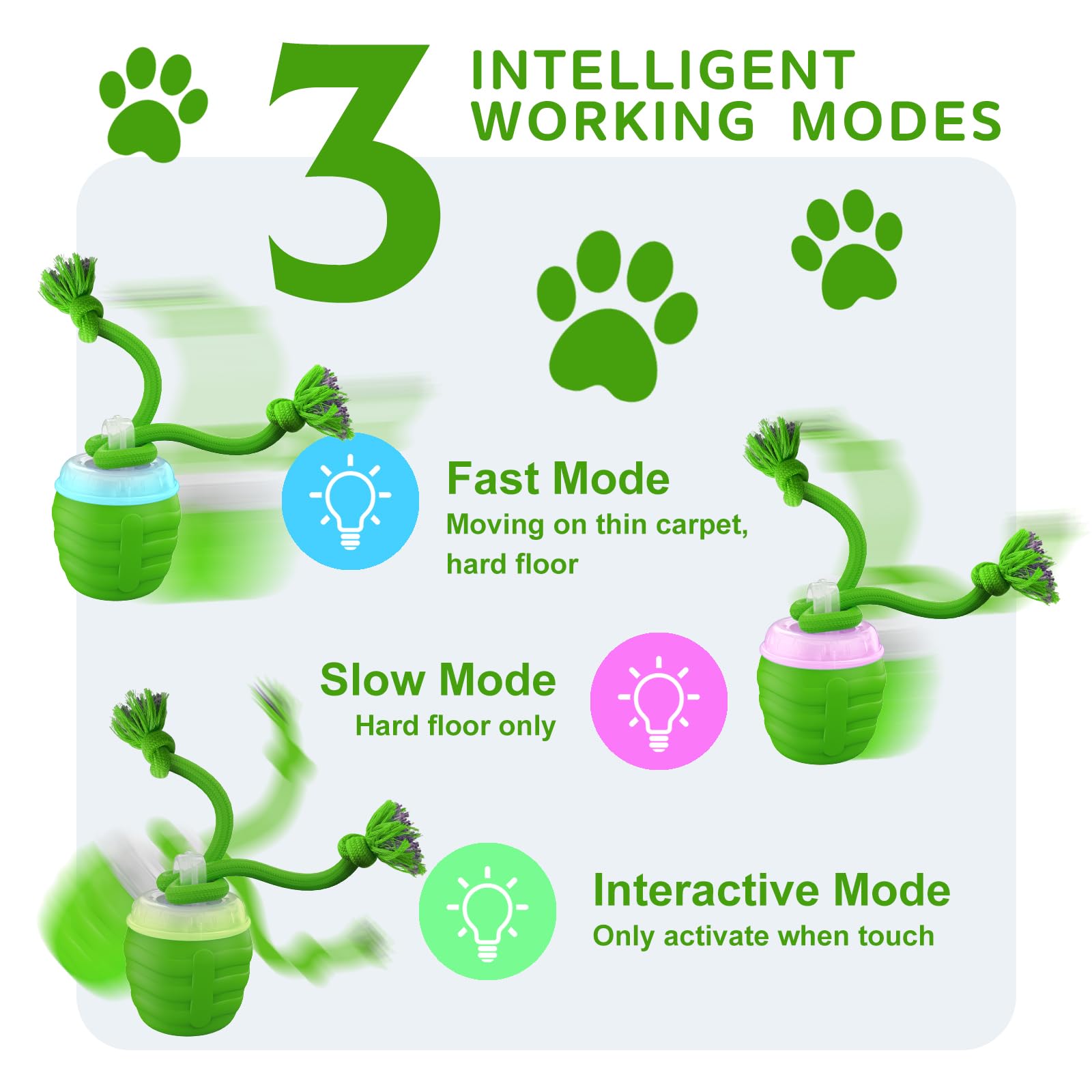Huimpet dog toy USB rechargeable design keeps play sessions interruption-free.