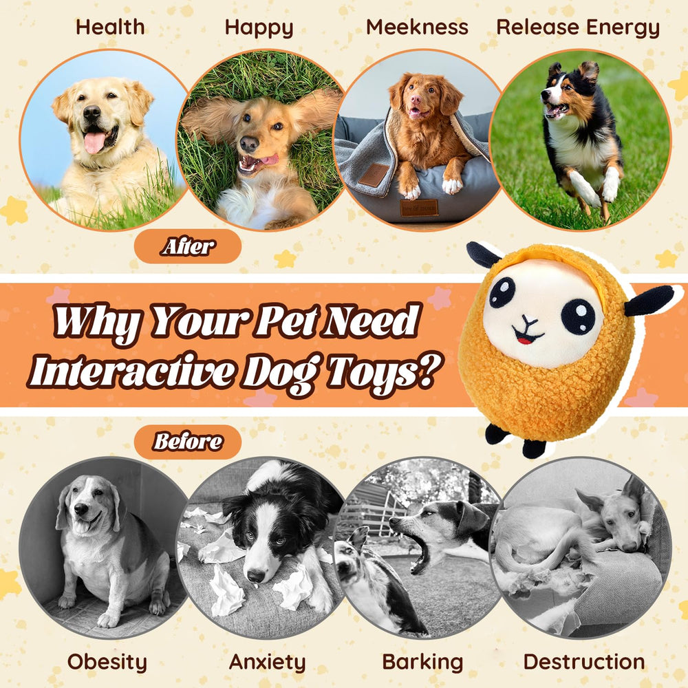 Huimpet USB rechargeable dog toy with cable for easy charging